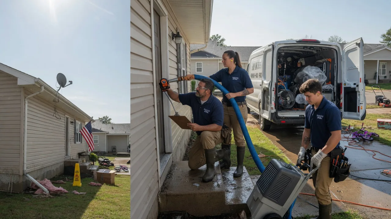 Ceiling Water Damage Restoration in Montgomery, MI near me